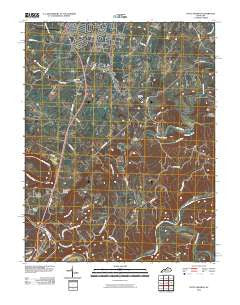 Little Hickman Kentucky Historical topographic map, 1:24000 scale, 7.5 X 7.5 Minute, Year 2010