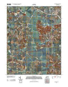 Livermore Kentucky Historical topographic map, 1:24000 scale, 7.5 X 7.5 Minute, Year 2010