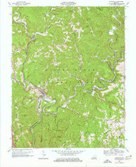 Livingston Kentucky Historical topographic map, 1:24000 scale, 7.5 X 7.5 Minute, Year 1969