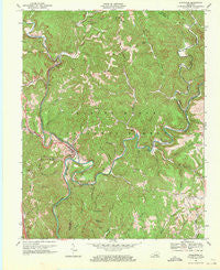 Livingston Kentucky Historical topographic map, 1:24000 scale, 7.5 X 7.5 Minute, Year 1969