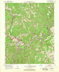 Livingston Kentucky Historical topographic map, 1:24000 scale, 7.5 X 7.5 Minute, Year 1953