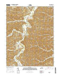 Load Kentucky Current topographic map, 1:24000 scale, 7.5 X 7.5 Minute, Year 2016