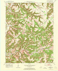 Lodiburg Kentucky Historical topographic map, 1:24000 scale, 7.5 X 7.5 Minute, Year 1953