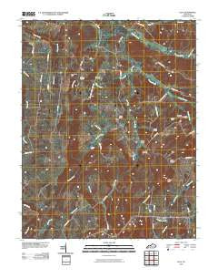 Lola Kentucky Historical topographic map, 1:24000 scale, 7.5 X 7.5 Minute, Year 2010