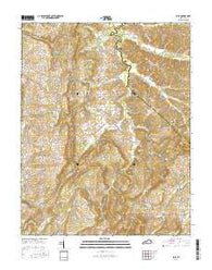 Lola Kentucky Current topographic map, 1:24000 scale, 7.5 X 7.5 Minute, Year 2016