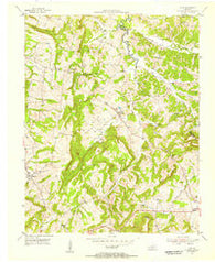 Lola Kentucky Historical topographic map, 1:24000 scale, 7.5 X 7.5 Minute, Year 1954