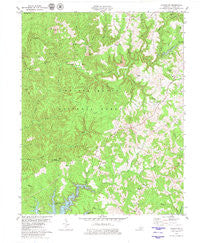 London SW Kentucky Historical topographic map, 1:24000 scale, 7.5 X 7.5 Minute, Year 1979