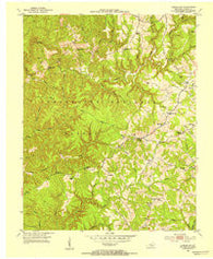 London SW Kentucky Historical topographic map, 1:24000 scale, 7.5 X 7.5 Minute, Year 1952
