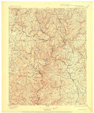 London Kentucky Historical topographic map, 1:125000 scale, 30 X 30 Minute, Year 1897