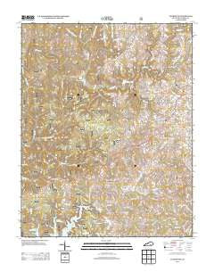 London SW Kentucky Historical topographic map, 1:24000 scale, 7.5 X 7.5 Minute, Year 2013