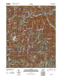 Loretto Kentucky Historical topographic map, 1:24000 scale, 7.5 X 7.5 Minute, Year 2010