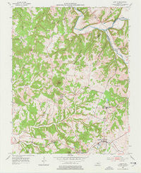 Loretto Kentucky Historical topographic map, 1:24000 scale, 7.5 X 7.5 Minute, Year 1953
