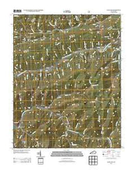Louellen Kentucky Historical topographic map, 1:24000 scale, 7.5 X 7.5 Minute, Year 2013