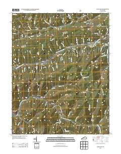 Louellen Kentucky Historical topographic map, 1:24000 scale, 7.5 X 7.5 Minute, Year 2013