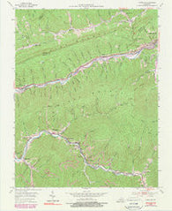 Louellen Kentucky Historical topographic map, 1:24000 scale, 7.5 X 7.5 Minute, Year 1954