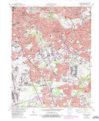 Louisville East Kentucky Historical topographic map, 1:24000 scale, 7.5 X 7.5 Minute, Year 1982