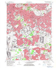 Louisville East Kentucky Historical topographic map, 1:24000 scale, 7.5 X 7.5 Minute, Year 1982