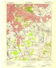 Louisville East Kentucky Historical topographic map, 1:24000 scale, 7.5 X 7.5 Minute, Year 1955