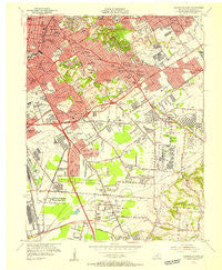 Louisville East Kentucky Historical topographic map, 1:24000 scale, 7.5 X 7.5 Minute, Year 1955