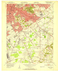 Louisville East Kentucky Historical topographic map, 1:24000 scale, 7.5 X 7.5 Minute, Year 1951