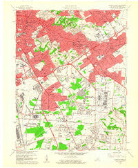 Louisville East Kentucky Historical topographic map, 1:24000 scale, 7.5 X 7.5 Minute, Year 1960