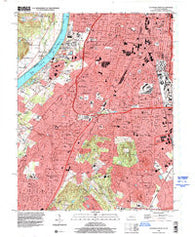 Louisville West Kentucky Historical topographic map, 1:24000 scale, 7.5 X 7.5 Minute, Year 1998