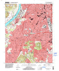 Louisville West Kentucky Historical topographic map, 1:24000 scale, 7.5 X 7.5 Minute, Year 1998