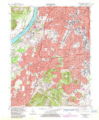 Louisville West Kentucky Historical topographic map, 1:24000 scale, 7.5 X 7.5 Minute, Year 1983