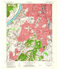 Louisville West Kentucky Historical topographic map, 1:24000 scale, 7.5 X 7.5 Minute, Year 1960