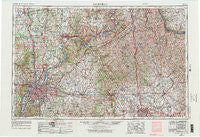 Louisville Kentucky Historical topographic map, 1:250000 scale, 1 X 2 Degree, Year 1956