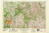 Louisville Kentucky Historical topographic map, 1:250000 scale, 1 X 2 Degree, Year 1964