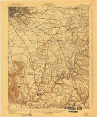 Louisville Kentucky Historical topographic map, 1:62500 scale, 15 X 15 Minute, Year 1907