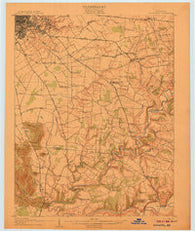 Louisville Kentucky Historical topographic map, 1:62500 scale, 15 X 15 Minute, Year 1907