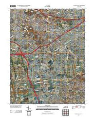 Louisville East Kentucky Historical topographic map, 1:24000 scale, 7.5 X 7.5 Minute, Year 2010
