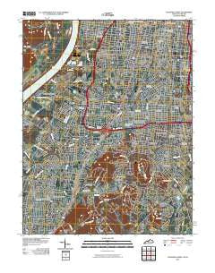Louisville West Kentucky Historical topographic map, 1:24000 scale, 7.5 X 7.5 Minute, Year 2010