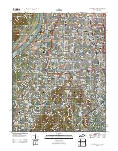 Louisville West Kentucky Historical topographic map, 1:24000 scale, 7.5 X 7.5 Minute, Year 2013