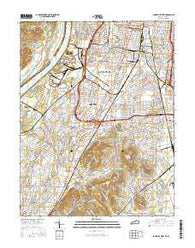Louisville West Kentucky Current topographic map, 1:24000 scale, 7.5 X 7.5 Minute, Year 2016