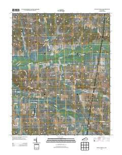 Lovelaceville Kentucky Historical topographic map, 1:24000 scale, 7.5 X 7.5 Minute, Year 2013
