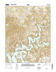Lucas Kentucky Current topographic map, 1:24000 scale, 7.5 X 7.5 Minute, Year 2016