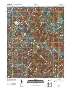 Maceo Kentucky Historical topographic map, 1:24000 scale, 7.5 X 7.5 Minute, Year 2010