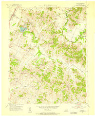 Maceo Kentucky Historical topographic map, 1:24000 scale, 7.5 X 7.5 Minute, Year 1953