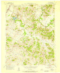 Maceo Kentucky Historical topographic map, 1:24000 scale, 7.5 X 7.5 Minute, Year 1953