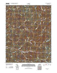 Mackville Kentucky Historical topographic map, 1:24000 scale, 7.5 X 7.5 Minute, Year 2010