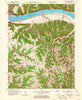 Madison East Indiana Historical topographic map, 1:24000 scale, 7.5 X 7.5 Minute, Year 1953