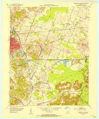 Madisonville East Kentucky Historical topographic map, 1:24000 scale, 7.5 X 7.5 Minute, Year 1953