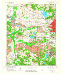 Madisonville West Kentucky Historical topographic map, 1:24000 scale, 7.5 X 7.5 Minute, Year 1962