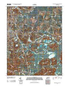 Madisonville East Kentucky Historical topographic map, 1:24000 scale, 7.5 X 7.5 Minute, Year 2010