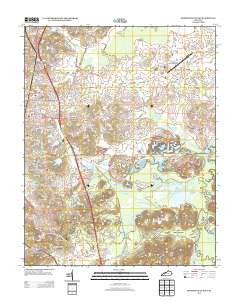 Madisonville East Kentucky Historical topographic map, 1:24000 scale, 7.5 X 7.5 Minute, Year 2013