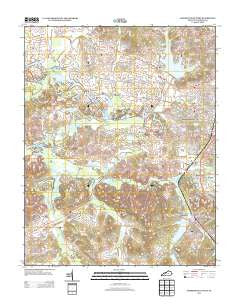 Madisonville West Kentucky Historical topographic map, 1:24000 scale, 7.5 X 7.5 Minute, Year 2013