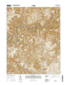 Madrid Kentucky Current topographic map, 1:24000 scale, 7.5 X 7.5 Minute, Year 2016